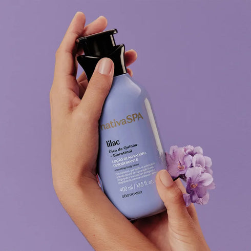 O Boticário Nativa Spa Lilac Hydrating and Rejuvenating Body Lotion 400ml